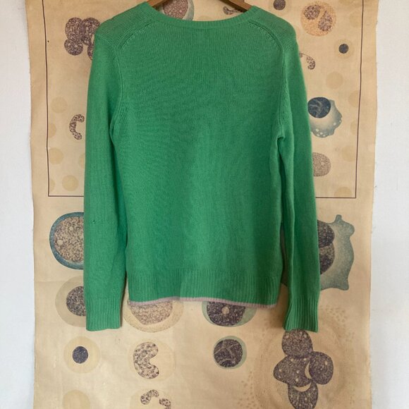 COACH 1941 Rexy Intarsia Crewneck Cashmere Sweater Large - Picture 5 of 8